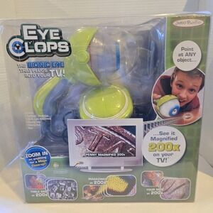 EyeClops The Bionic Eye Plugs Into TV Magnify 200x NEW Nos 2007‎ Jakks Pacific